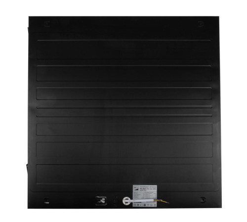 Светильник светодиодный ДВО PPL 588/G OPAL 40Вт 4000К IP40 588х588х25мм BLACK Грильято Pro JazzWay 5062023