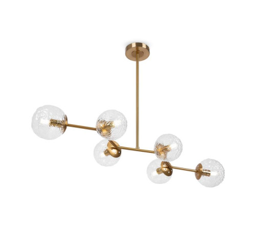 Светильник подвесной Fluff 6х40Вт E14 IP20 Freya FR5207PL-06BZ