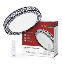 Светильник светодиодный COMFORT LOFT-B 125Вт 3000-6500К 10000лм 230В 500х105мм с пультом ДУ IN HOME 4690612059501