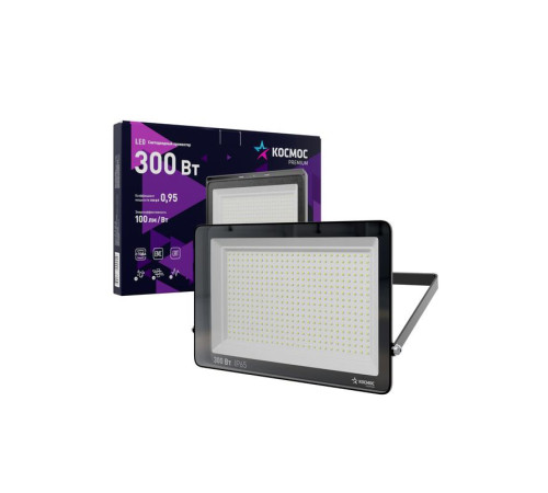 Прожектор светодиодный PREMIUM 300Вт 6500К 30000лм IP65 КОСМОС KOS_PR_LED_300