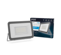 Прожектор светодиодный Qplus 50Вт 6500К IP65 5250лм 200-240В ДО графит. GAUSS 690511350