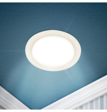 Светильник светодиодный LED 17-12-3K 12Вт 3000К встраив. круглый ЭРА Б0057438