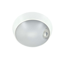 Светильник светодиодный WP 15 C 18W OP 840 D220 WH MDM 220х80мм 18Вт 4000К IP65 ЖКХ круглый пылевлагозащ. с датчиком движения бел. Русский Свет 15071524504
