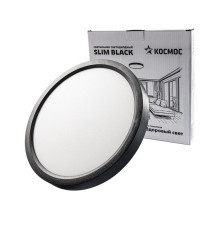 Светильник светодиодный SLIM BLACK 24Вт 4500К IP40 1620лм 230В 230х25мм КОСМОС KSlim24w_B4500K