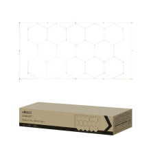 Светильник светодиодный ДБО-HEXAGON 14С-81065 810Вт 6500К 4835х2430мм 14сот с рамкой 0.5м шнур с вилкой NEOX 4690612066660