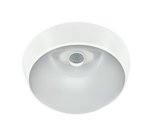 Светильник светодиодный WP 15 C 12W OP 840 D220 WH MDM 220х80мм 12Вт 4000К IP65 ЖКХ круглый пылевлагозащ. с датчиком движения бел. Русский Свет 15071523453