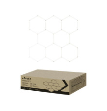 Светильник светодиодный ДБО-HEXAGON 8С-35065 350Вт 6500К 230В 2350х2442мм 8 сот 0.5м шнур с вилкой NEOX 4690612066639