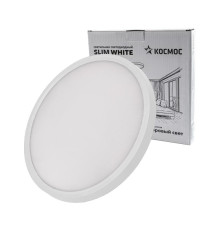 Светильник светодиодный SLIM WHITE 38Вт 6500К IP40 2700лм 230В 400х25мм КОСМОС KSlim38w_W6500K