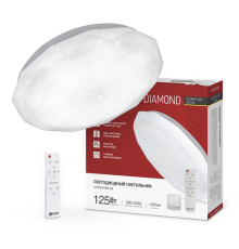 Светильник светодиодный COMFORT DIAMOND 125Вт 3000-6500К 10000лм 230В 500х105мм с пультом ДУ IN HOME 4690612059488