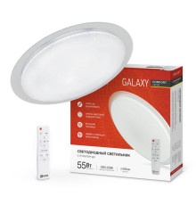 Светильник светодиодный COMFORT GALAXY 55Вт 230В 3000-6500К 4400лм 450х70мм с пультом ДУ IN HOME 4690612035062