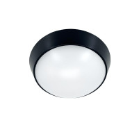 Светильник светодиодный WP 15 C 18W OP 840 D220 BK 220х80мм 18Вт 4000К IP65 ЖКХ круглый пылевлагозащ. черн. Русский Свет 15071524505