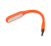 Фонарь-светильник переносной TLD-541 Orange 6LED прорезин. ЗУ USB картон оранж. Uniel UL-00000252