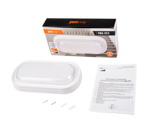 Светильник светодиодный PBH-PC9-OA 24Вт 4000К IP65 2400лм ЖКХ бел. JazzWay 5070172