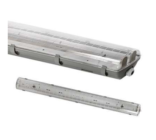 Светильник ССП-456 2хLED-Т8-1200 G13 IP65 1260х100х84мм герметичный под LED-лампу IN HOME 4690612031279