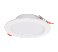 Светильник светодиодный PLED DL7 WH Downlight 12Вт 4000К 145х26мм IP54 ДВО встраив. JazzWay 5042544