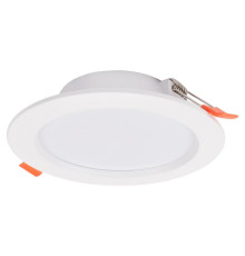 Светильник светодиодный PLED DL7 WH Downlight 12Вт 4000К 145х26мм IP54 ДВО встраив. JazzWay 5042544