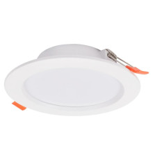 Светильник светодиодный PLED DL7 WH Downlight 18Вт 4000К 170х26мм IP54 ДВО встраив. JazzWay 5046658