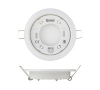 Светильник точечный GX53/H2 White 10 Prom ультратонкий встраив. бел. (уп.10шт) Uniel UL-00005051