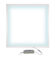 Светильник светодиодный ULP-6060-36W/4000K EFFECTIVE WHITE 36Вт 4000К офисный потолочный встраив. опал. рассеив. с источником питания бел. Uniel UL-00004668