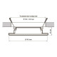 Светильник светодиодный PLED DL7 12Вт 6500К IP54 1020лм WH встраив. бел. Pro JazzWay 5069084