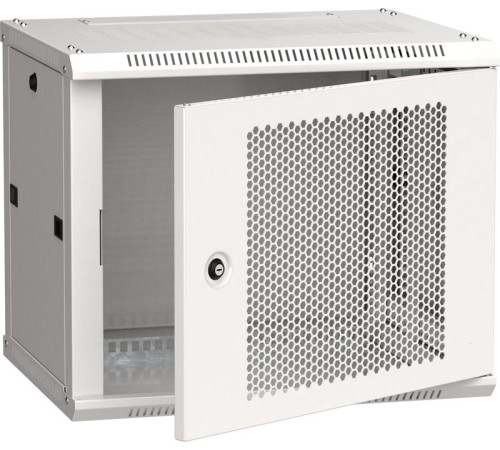 Шкаф LINEA W 9U 600х450мм перфорированная дверь RAL7035 ITK LWR3-09U64-PF