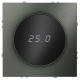 Терморегулятор электронный S70 с индикацией и датчиком для теплого пола механизм титан Voltum VLS070106