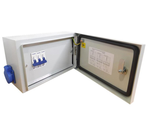 Ящик с понижающим трансформатором ЯТП 0.25 230/24 (3 авт. выкл.) IP54 TOKOV ELECTRIC TKE-TT13-24-250-54