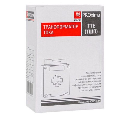 Трансформатор тока ТТЕ 40 400/5А кл. точн. 0.5 PROxima EKF tte-40-400/tc-40-400-0.5
