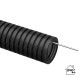 Труба гофрированная ПНД d20мм с протяжкой черн. (уп.100м) TOKOV ELECTRIC TKE-PND20-BL-100