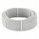 Труба гофрированная ПВХ d50мм с протяжкой сер. (уп.15м) TOKOV ELECTRIC TKE-TG/P-50-C06/15