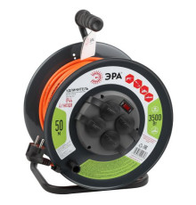 Удлинитель на метал. катушке 4х50м с заземл. 16А IP44 RMx-4es-3х1.5-50m-IP44 ПВС 3х1.5 Эра Б0046852