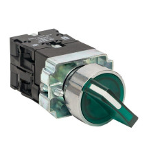 Переключатель BD33 3P с зел. подсветкой 230В NO PROxima EKF xb2-bk33-g-230