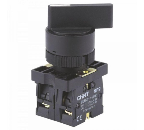 Переключатель NP2-EJ23 2 положения фиксацией 1НЗ IP40 (R) CHINT 575540