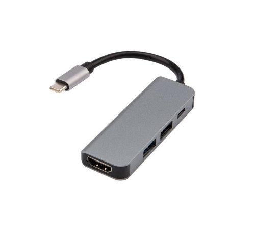 Разветвитель USB Type-C на 4 порта: 1xHDMI/2xUSB 3.0 PD/1xType-C PD Rexant 18-4151