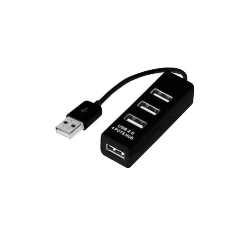Разветвитель USB на 4 порта черн. Rexant 18-4103