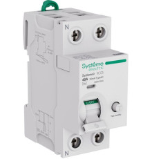 Выключатель дифференциального тока 2п 40А 30мА тип AC Systeme9 230В SE S9R12240