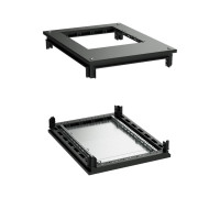 Крыша с фланцем и основание для 19дюйм IT-CQE 600х600 RAL9005 DKC R5RKTB66FITB