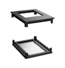 Крыша с фланцем и основание для 19дюйм IT-CQE 600х600 RAL9005 DKC R5RKTB66FITB