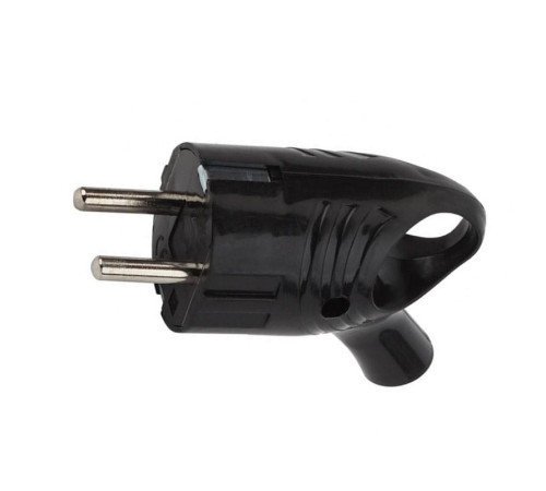 Вилка электрическая с заземл. с кольцом (ушком) 16А 250В IP20 черн. TOKOV ELECTRIC TKL-PLUZR-C05