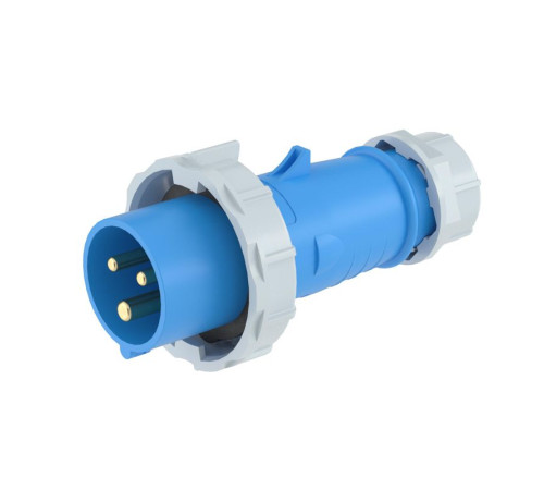 Вилка эл. каб. 32А 2P+E 230В IP67 DKC DIS2183233