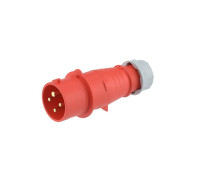 Вилка эл. каб. 32А 3P+E 400В IP44 DKC DIS2133236