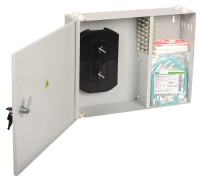 Кросс укомплектованный настенный SC (duplex) 12 портов (OM2) ITK FOBX24-N-12SCUD50