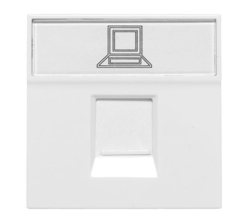 Розетка компьютерная 2мод. RJ45 кат.5E EKF E2MK015E-135-10