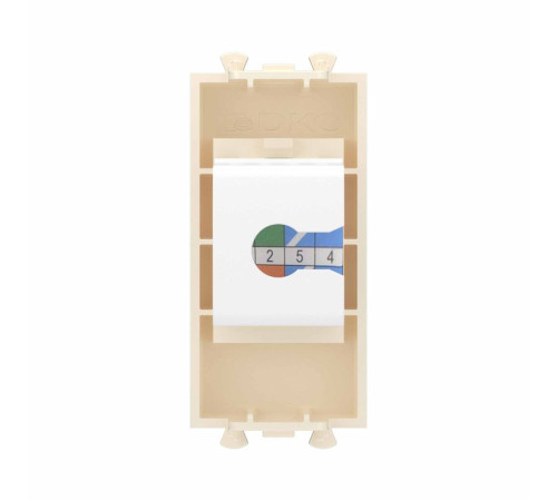 Розетка телефонная 1мод. Avanti 