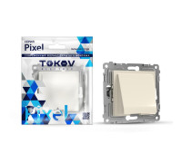 Вывод кабеля СП Pixel IP20 механизм беж. TOKOV ELECTRIC TKE-PX-CP-C02