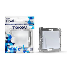 Вывод кабеля СП Pixel IP20 механизм перламутр. TOKOV ELECTRIC TKE-PX-CP-C04