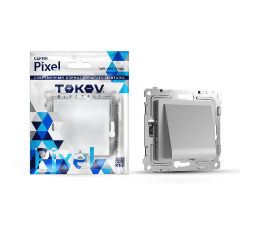Вывод кабеля СП Pixel IP20 механизм алюм. TOKOV ELECTRIC TKE-PX-CP-C03
