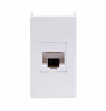 Розетка компьютерная 1-м 1мод. Viva RJ45 кат.6A бел. DKC 45078