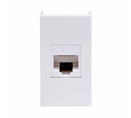 Розетка компьютерная 1-м 1мод. Viva RJ45 кат.6A бел. DKC 45078