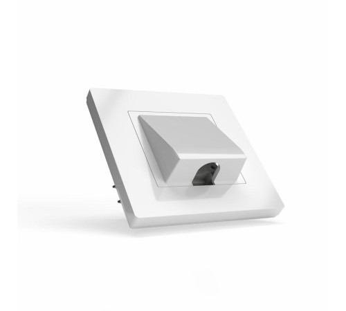 Вывод кабеля СП Pixel IP20 механизм бел. TOKOV ELECTRIC TKE-PX-CP-C01